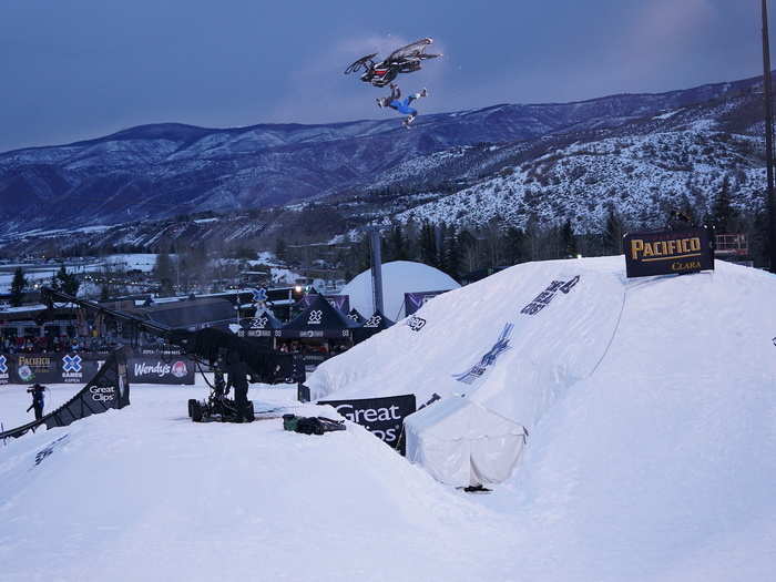 Competitors pulled off big tricks and got even bigger air.