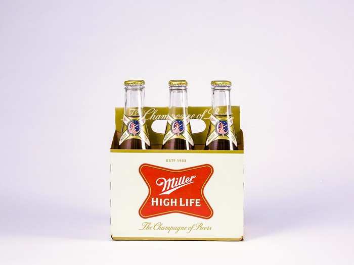 The next mystery beer on the table was Miller High Life.