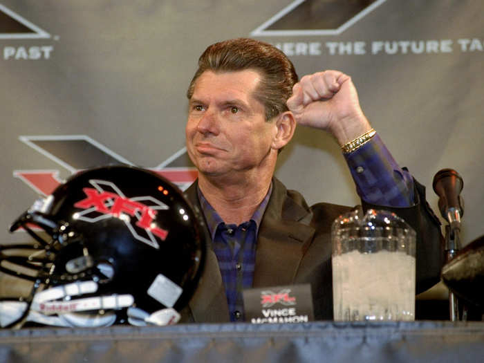 The league formed in 2000, and was an equal partnership between the WWF and NBC. Unlike the NFL, all eight teams were owned by XFL, which meant McMahon and Ebersol had more leeway.