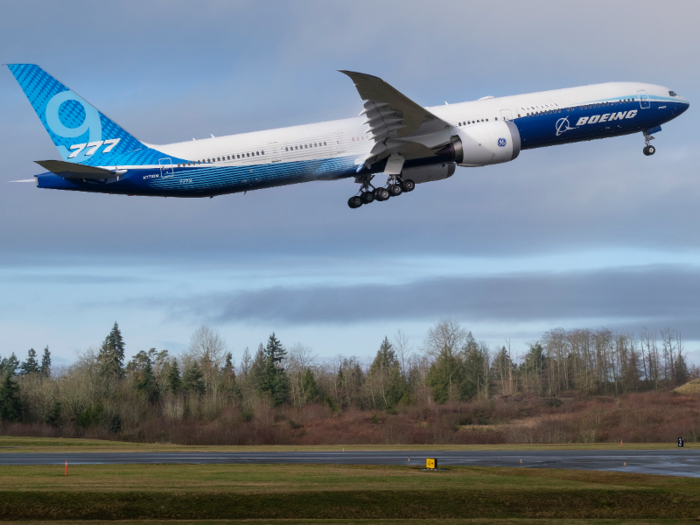 The next day, with the sun shining, the aircraft successfully departed from Paine Field north of Seattle and away from the grounded Max aircraft at Boeing Field.