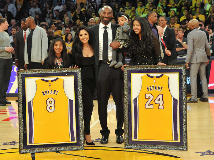 In 2016, Kobe and Vanessa welcomed their third daughter, Bianka Bella Bryant, shortly before the basketball star announced his retirement.