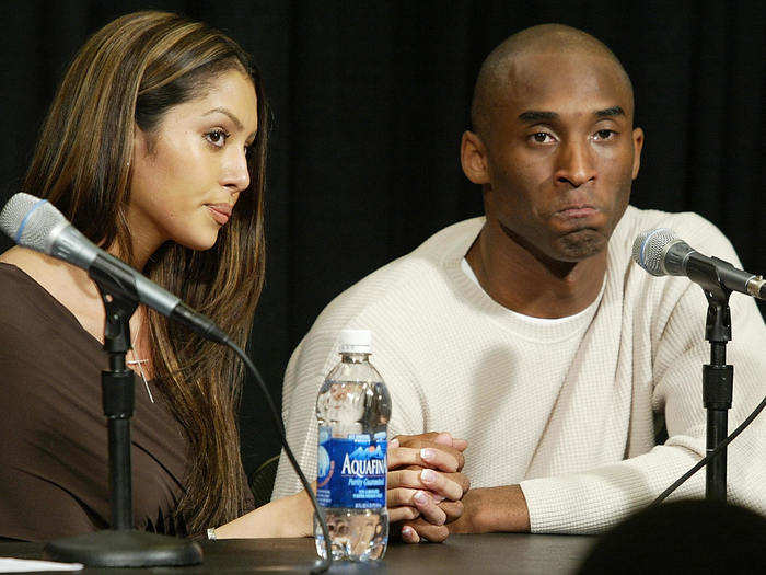 Kobe later said in a 2015 documentary that it was around this time Vanessa had a miscarriage, which he blamed on himself.