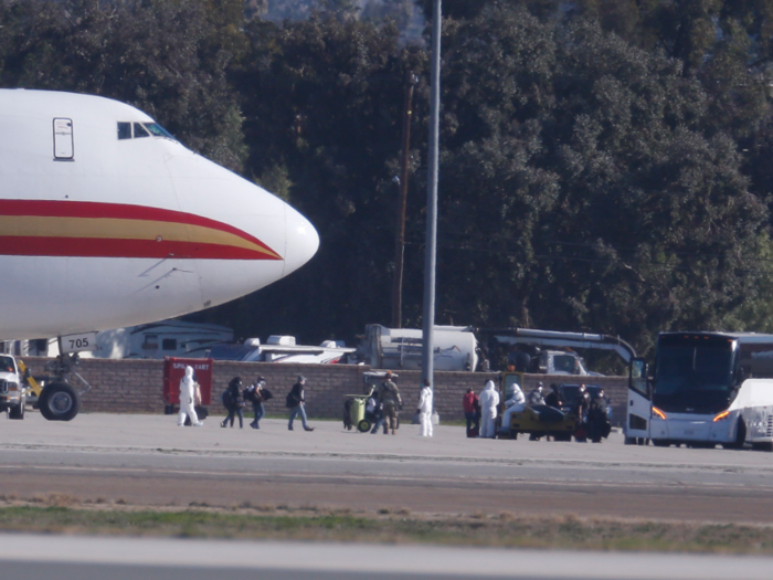 Foreigners are leaving Wuhan in droves as they evacuate the epicenter of the outbreak.