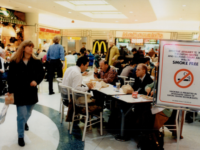 Food court staples like McDonald