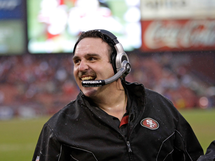 Jim Tomsula was the defensive line coach.