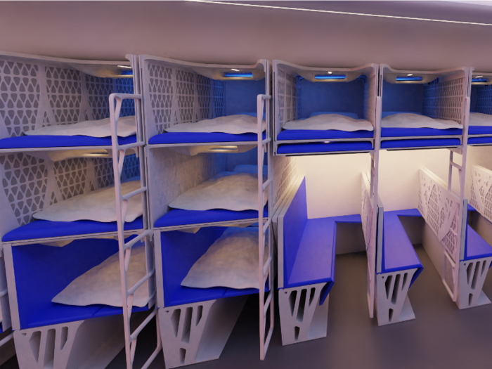 Other concepts, however, look more like a hostel or capsule hotels.