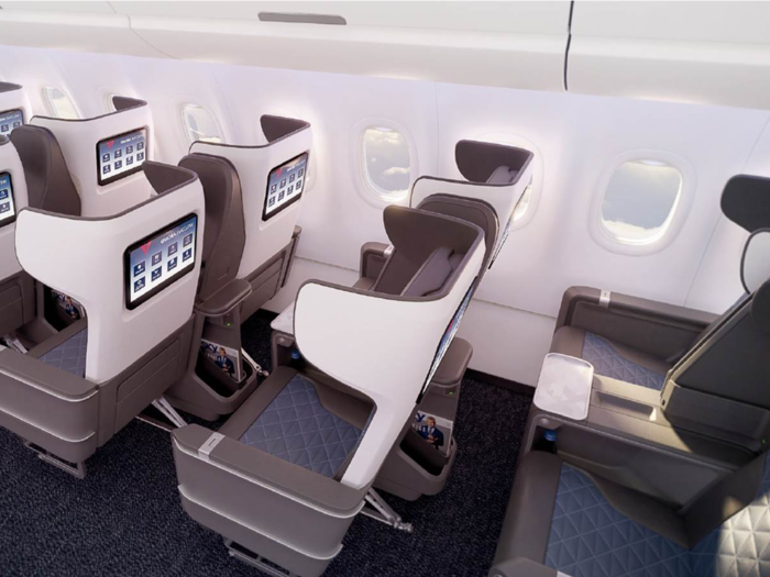 Though already some of the best seats in the house, first-class seating can also get an upgrade.