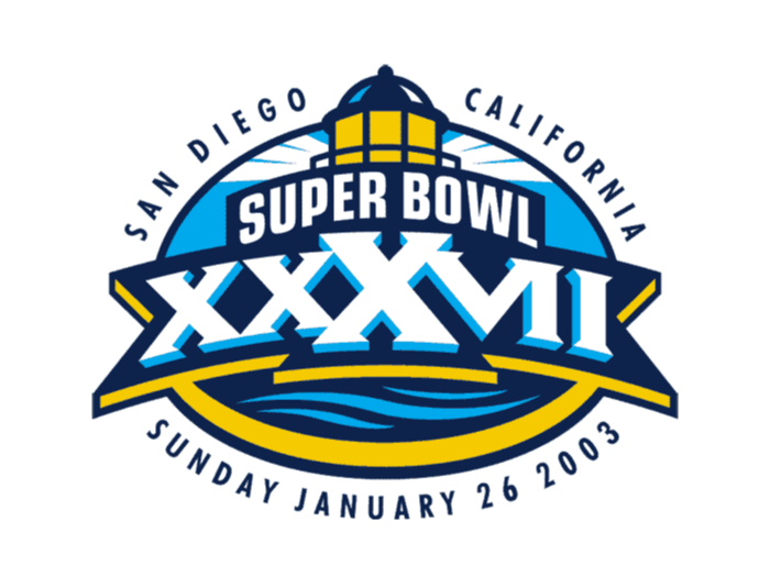 2003: The Super Bowl game between the Tampa Bay Buccaneers and the Oakland Raiders ended in a 48-21 victory for Tampa.