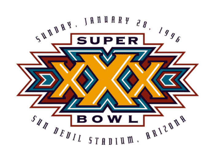 1996: The Dallas Cowboys beat the Pittsburgh Steelers 27-17 at Sun Devil Stadium in Tempe, Arizona.