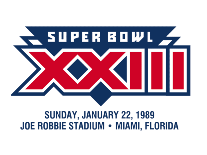 1989: The San Francisco 49ers beat the Cincinnati Bengals 20-16. The national anthem was sung by Billy Joel at the Hard Rock Stadium in Miami.