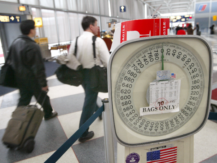 Overweight baggage fees can seriously cost you.