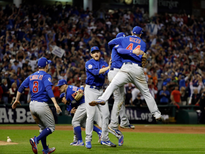 The Chicago Cubs filed for bankruptcy in 2009.