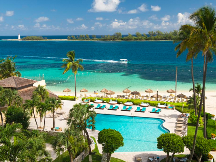 The British Colonial Hilton in the Bahamas offers strong value for its walkable location, well-appointed rooms, and the only private beach in downtown Nassau