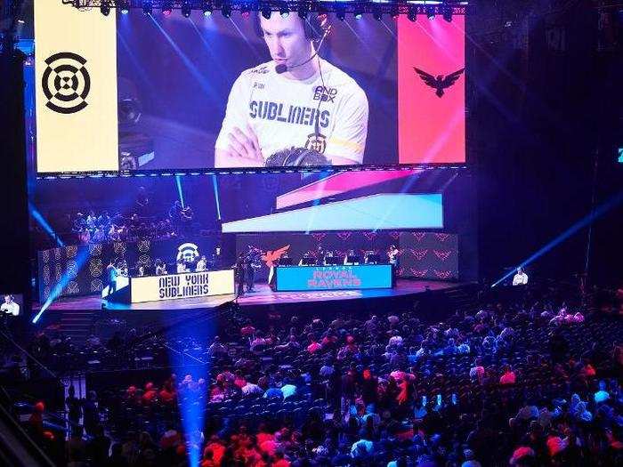 The main stage was quite the spectacle, showcasing one head-to-head match after another. The massive screen displayed all of the in-game "Call of Duty" action, along with live camera footage from the venue.