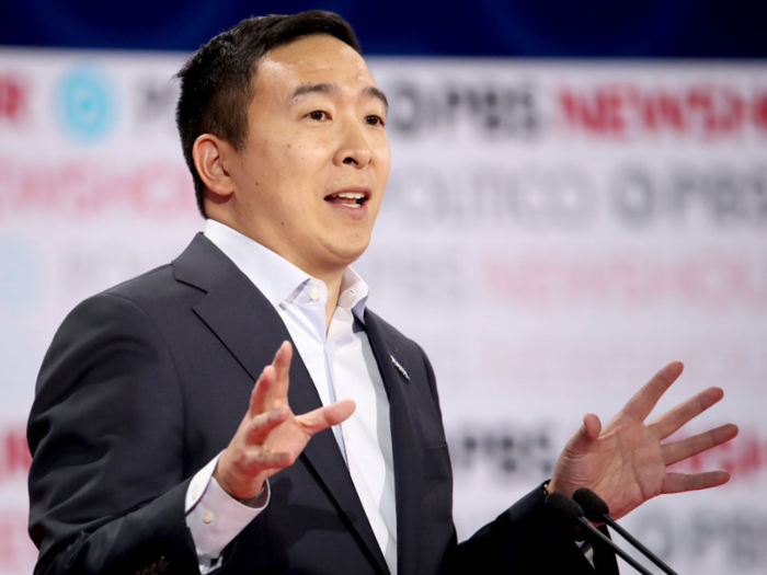 Tech entrepreneur Andrew Yang has an array of tax proposals that complement his drive for "human-centered capitalism," including universal basic income and subsidized marriage counseling.