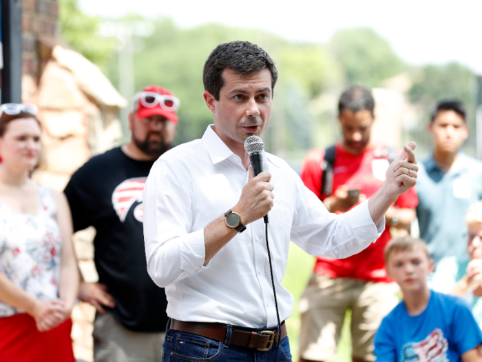 Former South Bend Mayor Pete Buttigieg has carved out moderate positions, but he still wants to ramp up taxes on the rich and corporations.