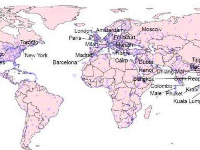 After Bangkok, that analysis identified Hong Kong, Taipei, Sydney, New York, and London as other high-risk cities.