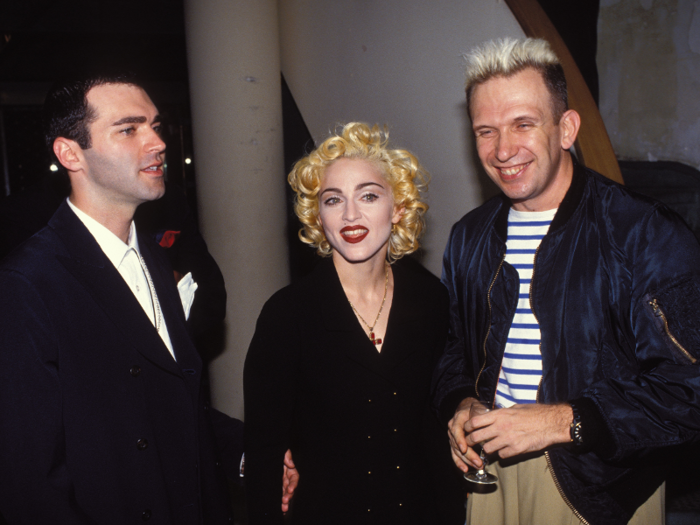 Gaultier met Madonna in 1987 after her concert at the Parc de Sceaux, just outside of Paris. That moment changed Gaultier