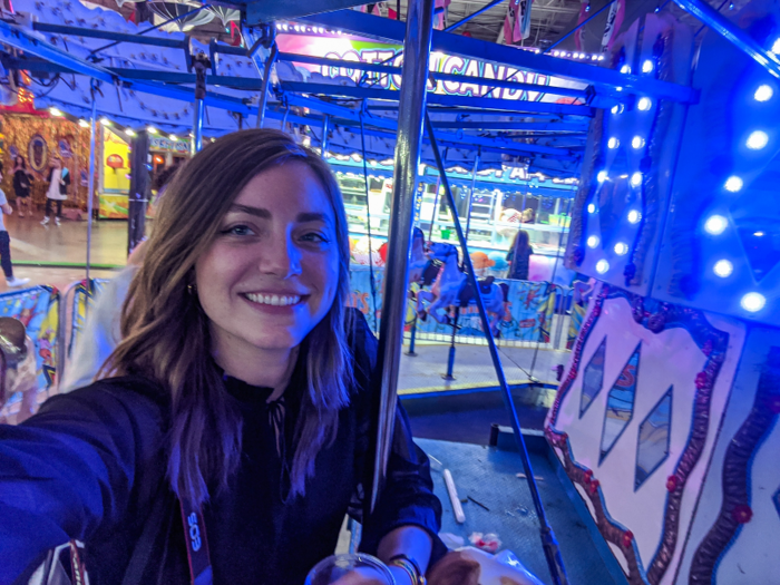 I rode the merry-go-round and any other ride they