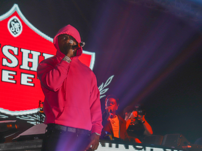 Dababy performed a short set that included his hit single "BOP," and Diplo and Diddy performed later in the night.