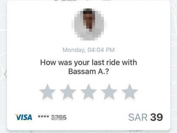 My 10-mile journey to the mall took 25 minutes. As the driver ended the trip I was sent an alert about how much the ride cost and asked to rate the trip.