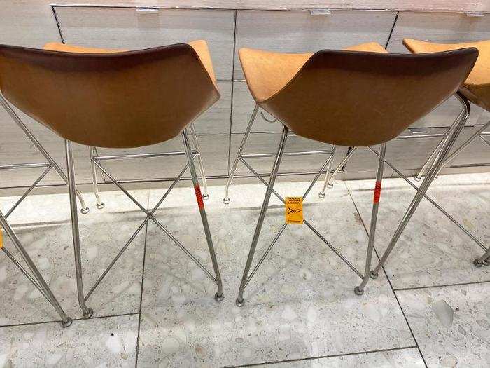 ... and also these chairs.