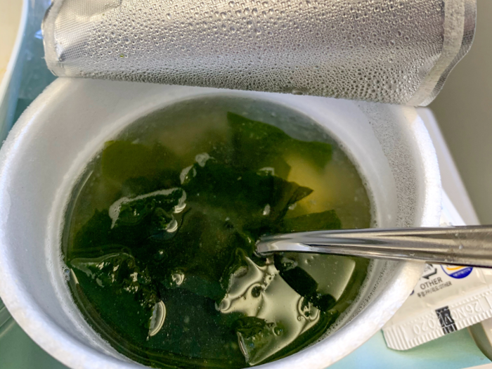 The sides were not quite as strong, but also appealing. The seaweed soup was a warm and lovely dish.