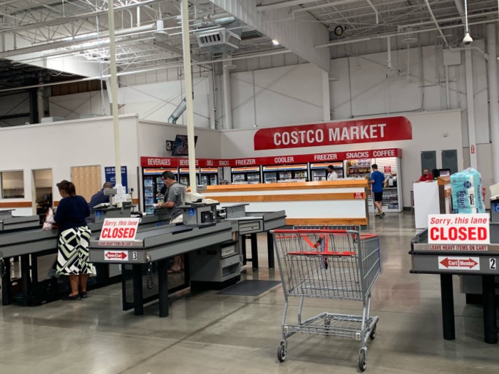 The Costco Business Center in Orlando has a  "Costco Market" where you can buy cheap items individually — not in bulk.