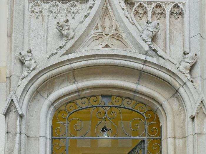 This doorway leads to the main foyer.