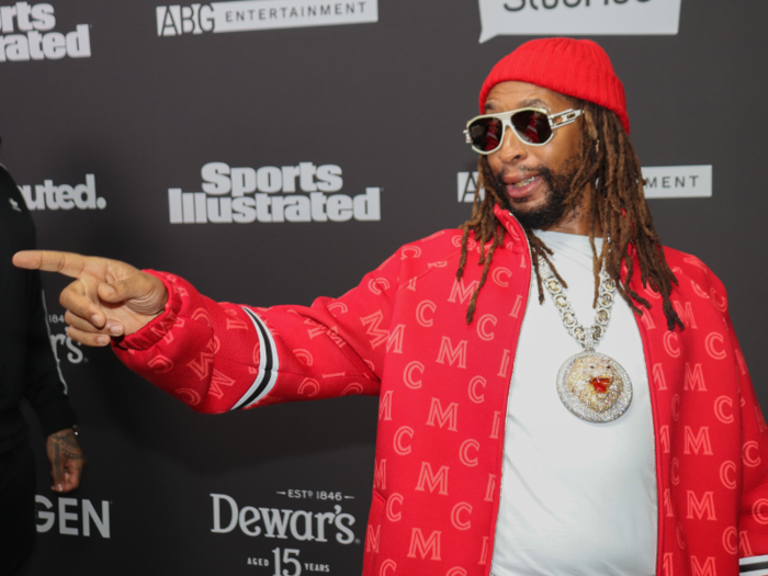 Rapper Lil Jon graced the crowd with his signature "Yeah! Okay!" exclamations.