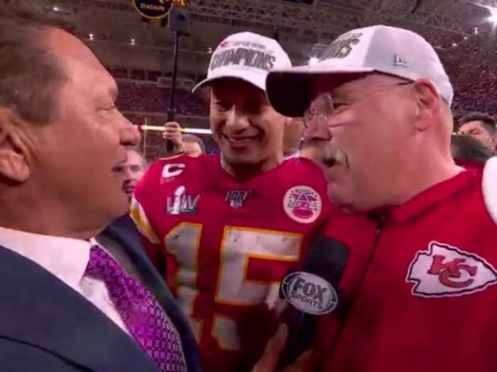 And Andy Reid finally got his elusive Super Bowl win.