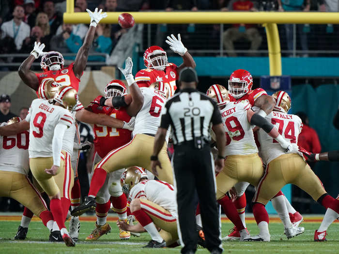 If you had Robbie Gould as the first player to score in the Super Bowl, congrats! Gould opened the scoring with a first-quarter field goal.