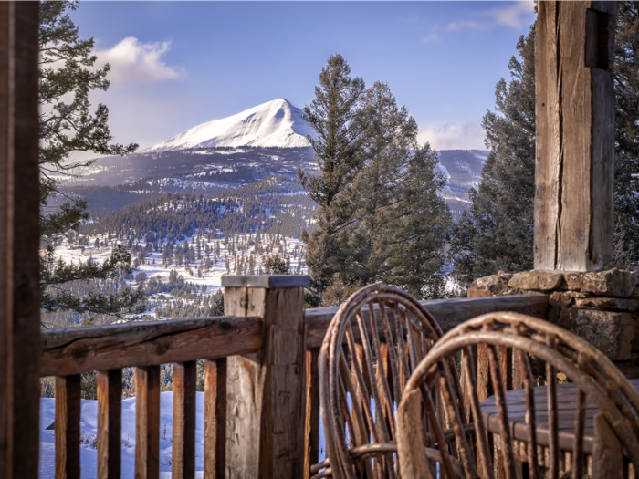 But perhaps the most coveted amenity the home offers is the serenity of 160 private acres and unbeatable views of the Gallatin Mountain Range and Spanish Peaks.