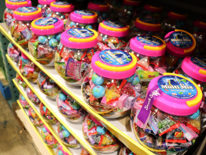 This candy mix was a hot item as shoppers rushed to Costco to get gifts leading up to the Lunar New Year.