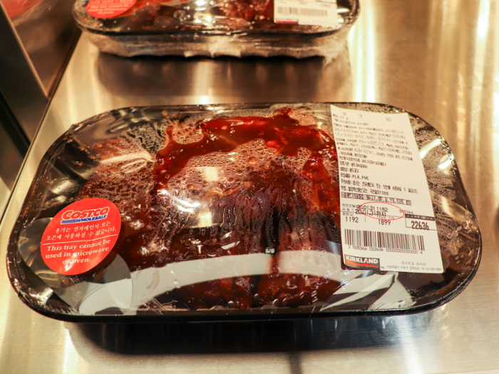 It is joined in the hot deli section by options such as pork.