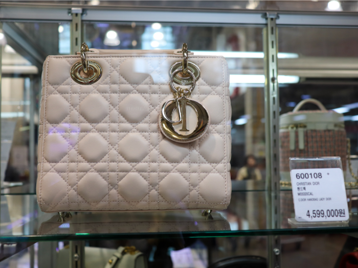 Shoppers can buy various luxury brands at the Yangjae Costco, like this $3,800 handbag.