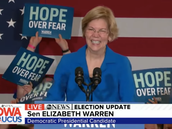 Sen. Elizabeth Warren was cautious, but optimistic.