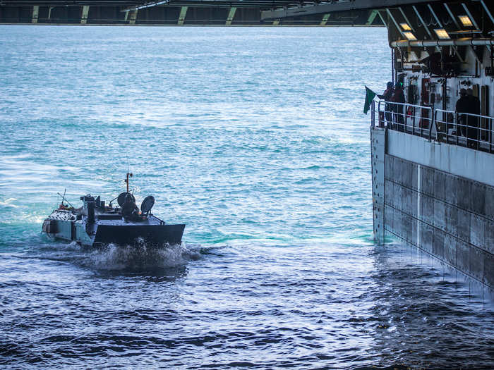 Performing successful ship to shore operations takes the ACV one step closer to securing a spot in Marine Corps history.