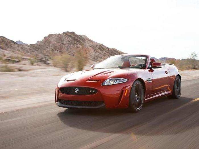 It was produced until 2014 and offered an XKR-S version with an estimated 550 horsepower and 502 foot-pounds of torque.