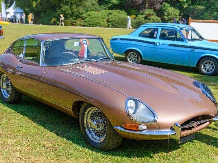 The E-Type, unveiled at the Geneva auto show in 1961, is one of Jaguar