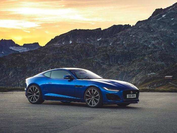Jaguar says the revamped F-Type references "the beautiful flowing forms from the brand