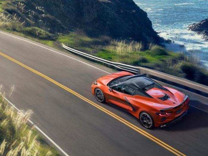 Chevy says the new Corvette tops out at 194 mph in its base trim.