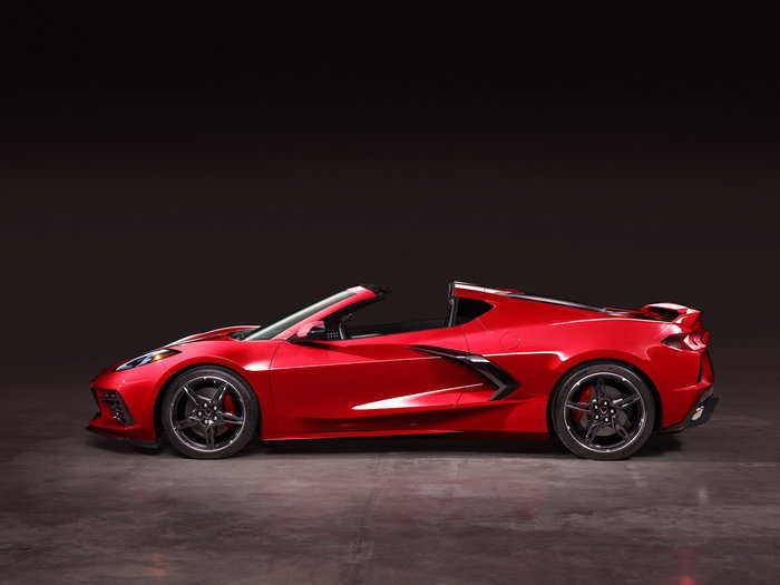 For one, it’s the first Corvette in history to have its engine in the middle, instead of up front.