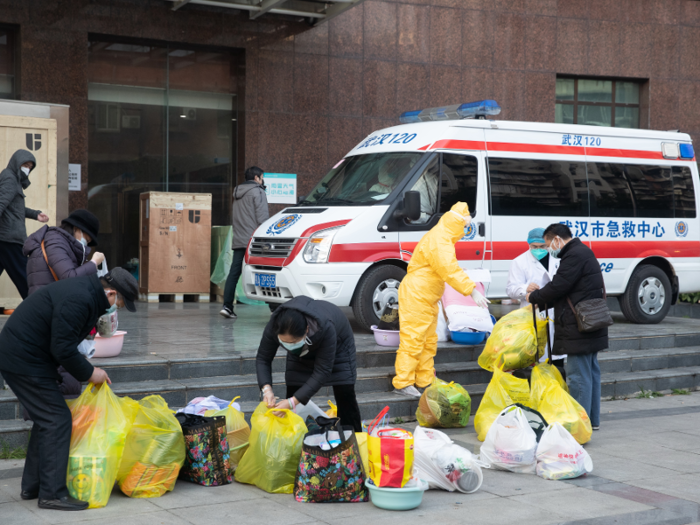  They were brought in from three different hospitals across Wuhan, including the Wuchang Hospital and Hankou Hospital. 