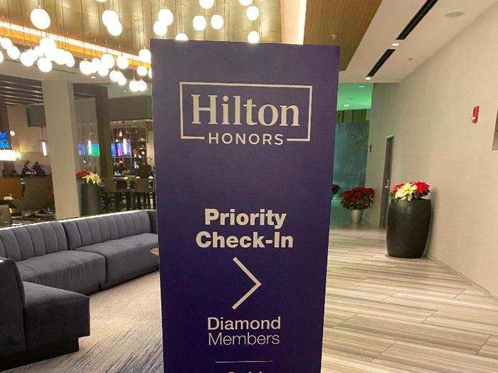 I booked the hotel from the Hilton app on my phone as we walked off the plane.