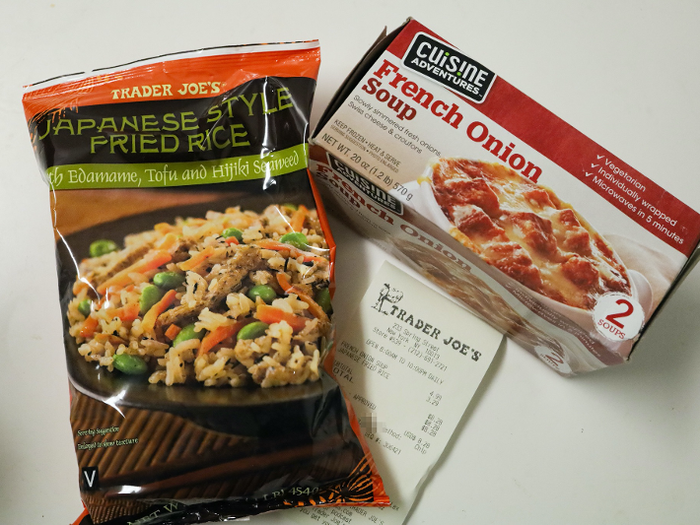 Finally, on day three, I tried two new products from my favorite, Trader Joe