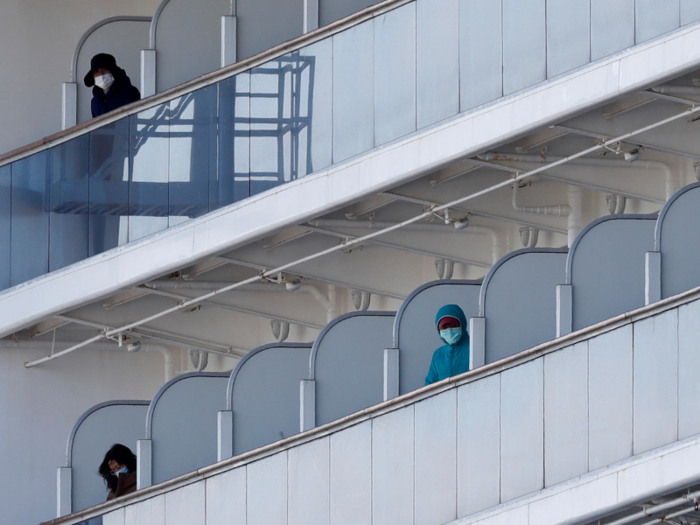 Japanese authorities began its 14-day quarantine of the ship earlier this week. Passengers have been ordered to stay inside their cabins this whole time.