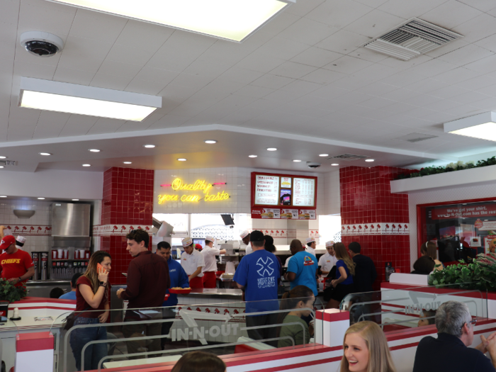 For those unfamiliar, In-N-Out is a simple burger joint that harkens back to the 1950s.