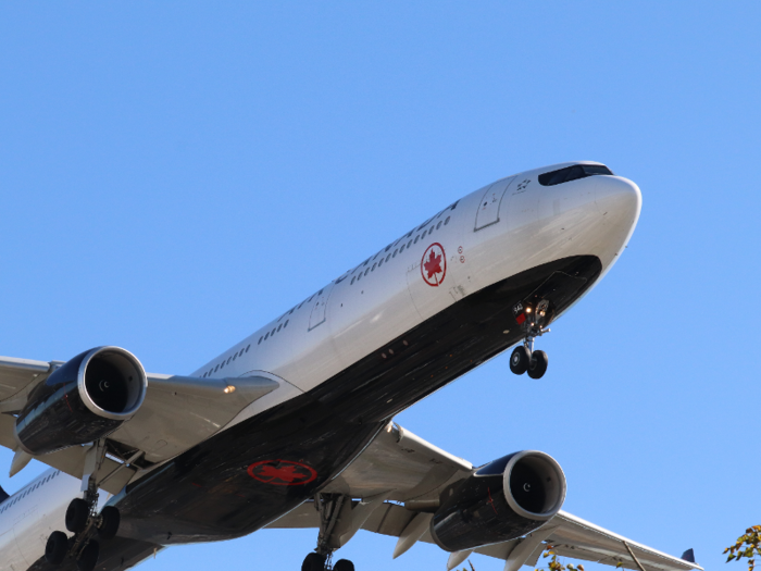 And Air Canada Airbus A330-300.