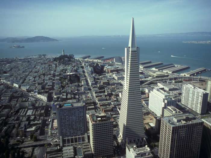 The San Francisco Chronicle architectural critic Allan Temko called it an abomination and "the biggest architectural dunce cap in the world."